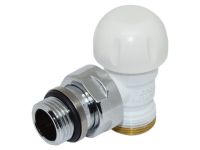 Термоклапан кутовий Carlo Poletti Srl БІЛИЙ d1/2" х 24-19 FIRST THERMO (V141111E)