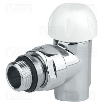 Термоклапан угловой Carlo Poletti ХРОМ d1/2" CYLINDER THERMO (V31310B)