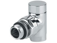 Кран радиаторный отсекающий угловой Carlo Poletti Хром d1/2" CYLINDER (V30410B)