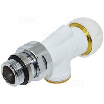 Кран термостатичний реверсивний Carlo Poletti БІЛИЙ d1/2" х 24-19 FIRST REVERSA (V18411E)