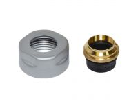 Гайка для мідної труби Carlo Poletti d15 мм x 3/4" EK SATIN CHROME (A33109REK)