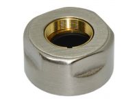 Гайка для медной трубы Carlo Poletti d15 мм x 3/4" EK SATIN CHROME (A33109JEK)