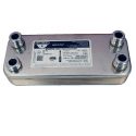 Теплообмінник ZB 190 (INOX AISI 316L) 12 пластин 1 x Ø1/2"G / 3 x Ø20,8 Zilmet S.p.A. (17B1901215)