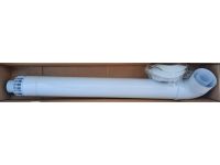 Комплект дымоход коаксиальный удлинитель для конденсационных котлов d60/100 PP-R+Fe