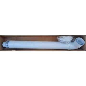 Комплект дымоход коаксиальный удлинитель для конденсационных котлов d60/100 PP-R+Fe