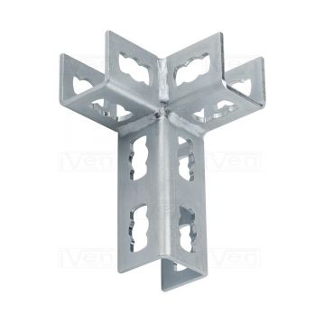 Mupro MPR 3D Кутове кріплення праве S+ 2+2 оцинковане 41 х 21 41 х124 (165836)