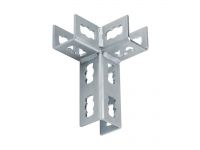 Mupro MPR 3D Кутове кріплення ліве S+ 2+2 оцинковане 41 х 21 41 х124 (165835)