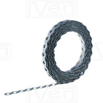 Mupro Стрічка монтажна перфорована 17 mm (10 метрів) хвиляста оцинкована (114801)