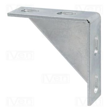 Mupro Монтажний кутник 100х100х4mm 90° гаряче цинкування 38х24 40х120 41х21 41х124 (167127)