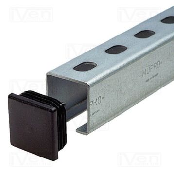 Mupro MPC Пластикова заглушка (чорна) 27 х 18 (106000)