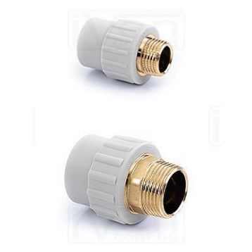 Перехідник PRAWTECH PP-R зовнішня різьба d75 мм x 2 1/2" (P130075052) PRAWTECH - 1