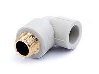 Колено PRAWTECH PP-R с внешней резьбой d20 x 1/2" (PP234020012) PRAWTECH - 1