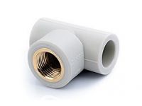 Трійник PRAWTECH PP-R з внутрішнім різьбленням d32 x 3/4" x d32 (P320032034) PRAWTECH - 1