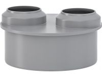 VALSIR HTDR Переходник двойной d100/40/40 (VS0525003)