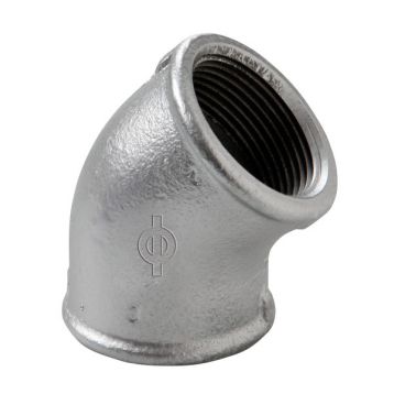 Atusa Коліно оцинковане d 1/2" ВВ 45° (12025003) Atusa - 1