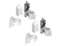 Універсальний комплект (2 шт.) кріплення трубчатого радіатора MB Fix GBT RAL9010 MB (60201002)