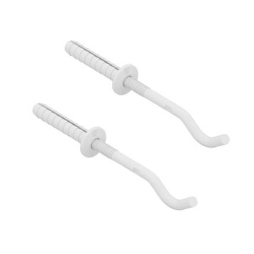 Комплект кронштейнів (2 шт.) для трубчастого радіатора MB Fix R12V (2 колони) Ø12 180 мм RAL9010 (60211650)