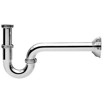 Ghidini SpA латунный хром трубчатый для умывальника (под автопробки) d32 х 1 1/4" (560)