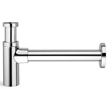 Ghidini SpA Сифон латунний ХРОМ для умивальника (під автопробку) MELANIA Ø32 х 1 1/4" (489114)