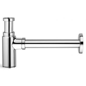 Ghidini SpA Сифон латунний ХРОМ для умивальника (під автопробку) BRIGITTE Ø32 х 1 1/4" (486114)