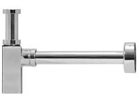 Ghidini SpA Сифон квадратний для умив. латунь ХРОМ (під автопробку) SOFIA Ø32 х 1 1/4" (494114)