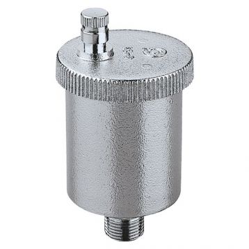 CALEFFI Valcal Воздухоотводчик автоматический вертикальный зромированный d1/2" З 120°C 10 bar (502241) Caleffi - 1