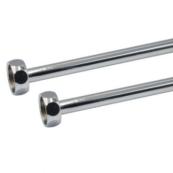 Albertoni Трубка хромированная Д10 1/2"х1/2" ВВ (M2727)