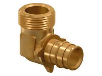 Коліно латунь Uponor GmbH Q&E 90° з зовнішньою різьбою Ø20 х 1/2" ЗР (1023020)