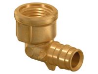 Коліно латунь Uponor GmbH Q&E 90° з внутрішньою різьбою Ø16 х 1/2" ВР (1023023)
