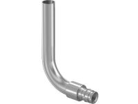 Коліно хром Uponor GmbH Q&E для підключення радіатора Ø16 х 15 мм L300 мм (1023045)