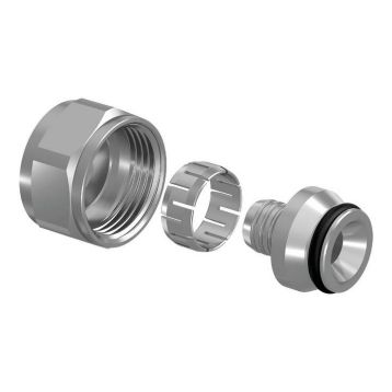 Різьбовий адаптер хром Uponor GmbH PE-Xa євроконус PN10 S3.2 Ø16 x 2,2 x 3/4" (1045542)