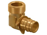 Коліно латунь Uponor GmbH Q&E 90° з зовнішньою різьбою Ø40 х 1 1/4" ЗР (1047878)