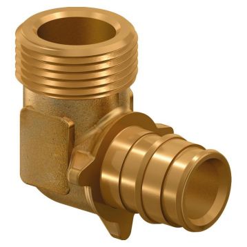 Коліно латунь Uponor GmbH Q&E 90° з зовнішньою різьбою Ø40 х 1 1/4" ЗР (1047878)