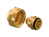Різьбовий адаптер Uponor GmbH Vario латунний PE-Xa євроконус Ø16 x 1,8/2,0 x 3/4" ВР (1065284)