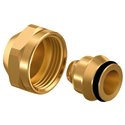 Резьбовой адаптер Uponor GmbH Vario латунный PE-Xa евроконус Ø16 x 1,8/2,0 x 3/4" ВР (1065284)