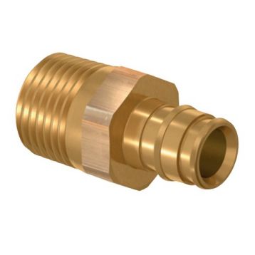 Штуцер латунь Uponor GmbH Q&E з зовнішнью конусною різьбою Ø75 х R2 1/2" ЗP (1085074)