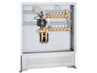 1626L3/1725L1 Колектор латунний у шафі з насосом UPS 25-60 Ø3/4" З x 10 x 3/4" З 10 bar CALEFFI