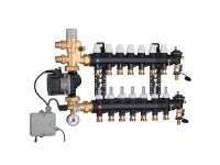 1825G5 Колектор (технопол.) + зміш. група і насос UPS 25-60 Ø3/4" З x 7 x 3/4" З Caleffi S.p.a.