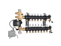 1825H5 Колектор (технопол.) + зміш. група і насос UPS 25-60 Ø3/4" З x 8 x 3/4" З Caleffi S.p.a.