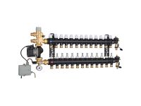 1825O5 Колектор (технопол.) + зм. група і насос UPS 25-60 Ø3/4" З x 13 x 3/4" З Caleffi S.p.a.