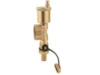 CALEFFI Блок колекторний з повітровідвідником і зливним клапаном d1 1/4". (599671)