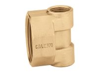 CALEFFI Тройник коллекторный d1/2" х 1" х 1/2" (599464)