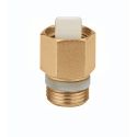 CALEFFI Обратный клапан для воздухоотводчика (серия 502) d1/2" Н x 3/8" В 110°C 10 bar (561340)