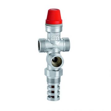CALEFFI Biomass Температурний запобіжний клапан d3/4" x 6 бар до 35 кВт (544501)