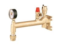 CALEFFI Настенная группа безопасности котла в сборе d3/4" 50 kW 110°C (336630)