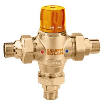 CALEFFI Solar Термозмішувач d1 1/4" 30÷65°C Kv9,1 m³/h 14 bar (252370)