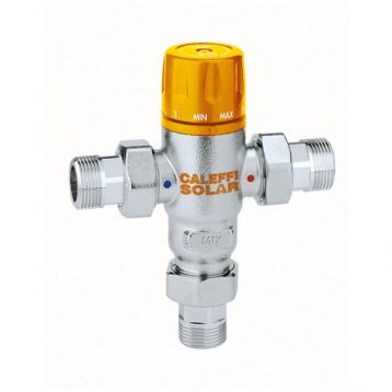 CALEFFI Solar Термосмеситель с обратными клапанами d3/4" 30÷65°C Kv2,6 m³/h (252153)