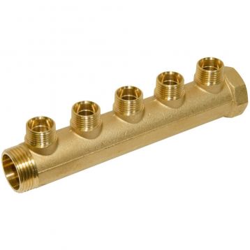 205 Колектор Ø1" х 5 х 1/2" ЗР латунь I-36 мм BIANCHI F.LLI S.P.A.