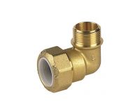 Bianchi Коліно латунне з зовнішньою різьбою d25 х 3/4" З для ПЕ труб (6400053500)