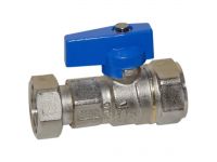 Bianchi Кран прямой d3/4" В х 3/4" В с накидной гайкой (blue/синий) (528005050E)